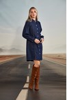STEVIE DRESS - dark denim